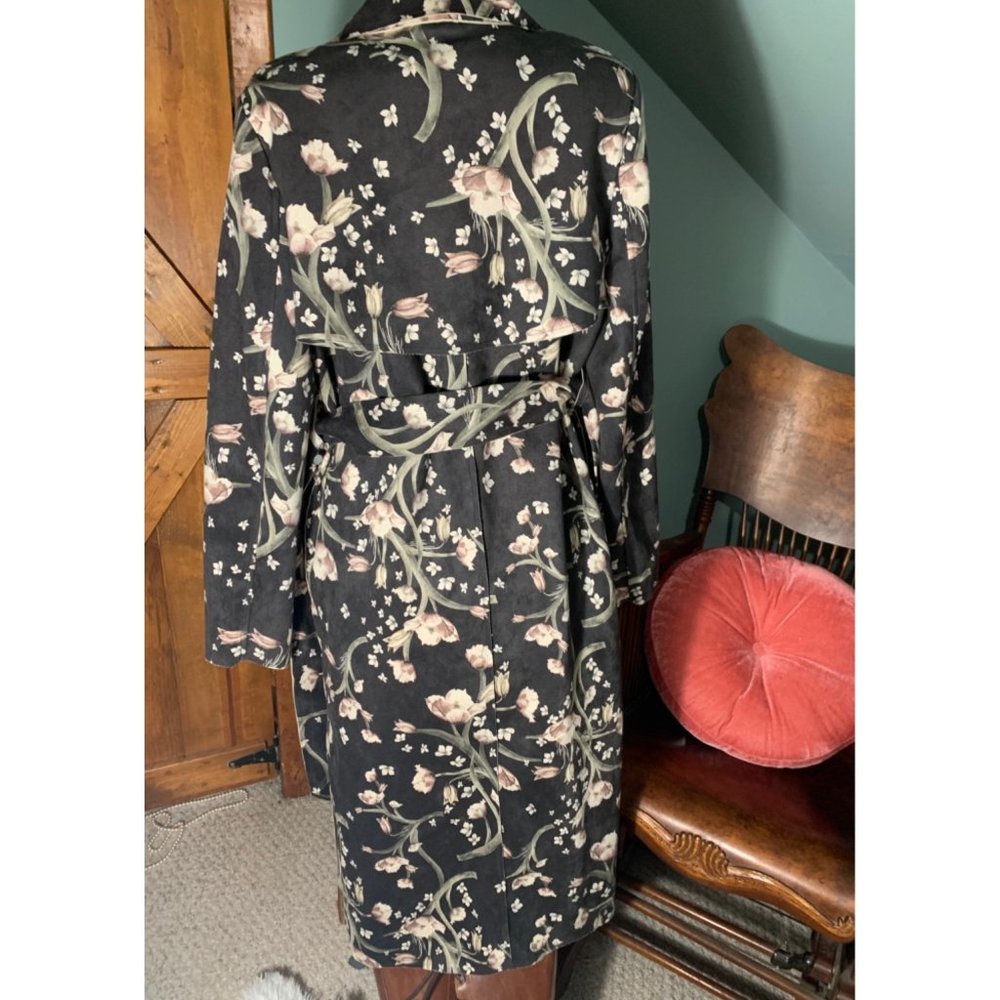 Anthropologie Solitaire Floral trench jacket - Picture 5 of 14